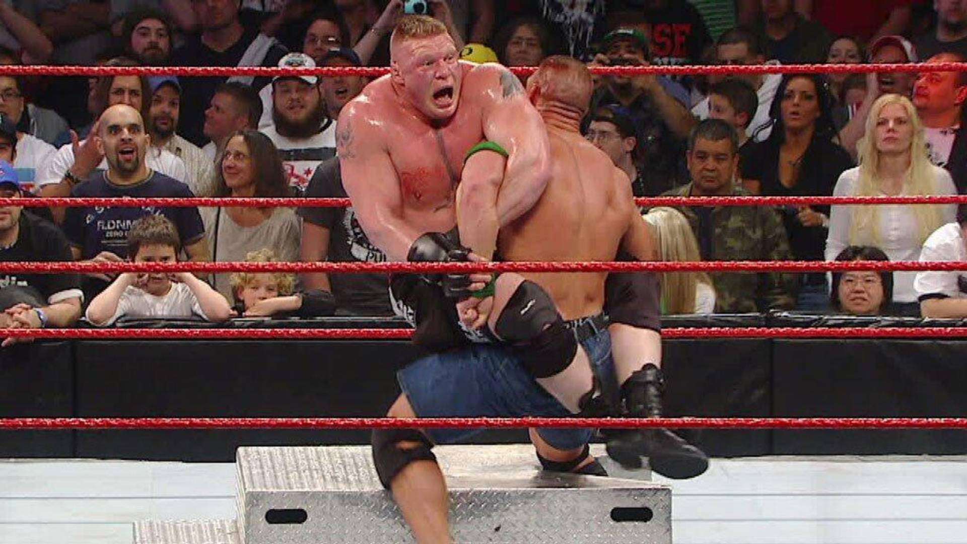 4- John Cena vs. Brock Lesnar – Extreme Rules 2012