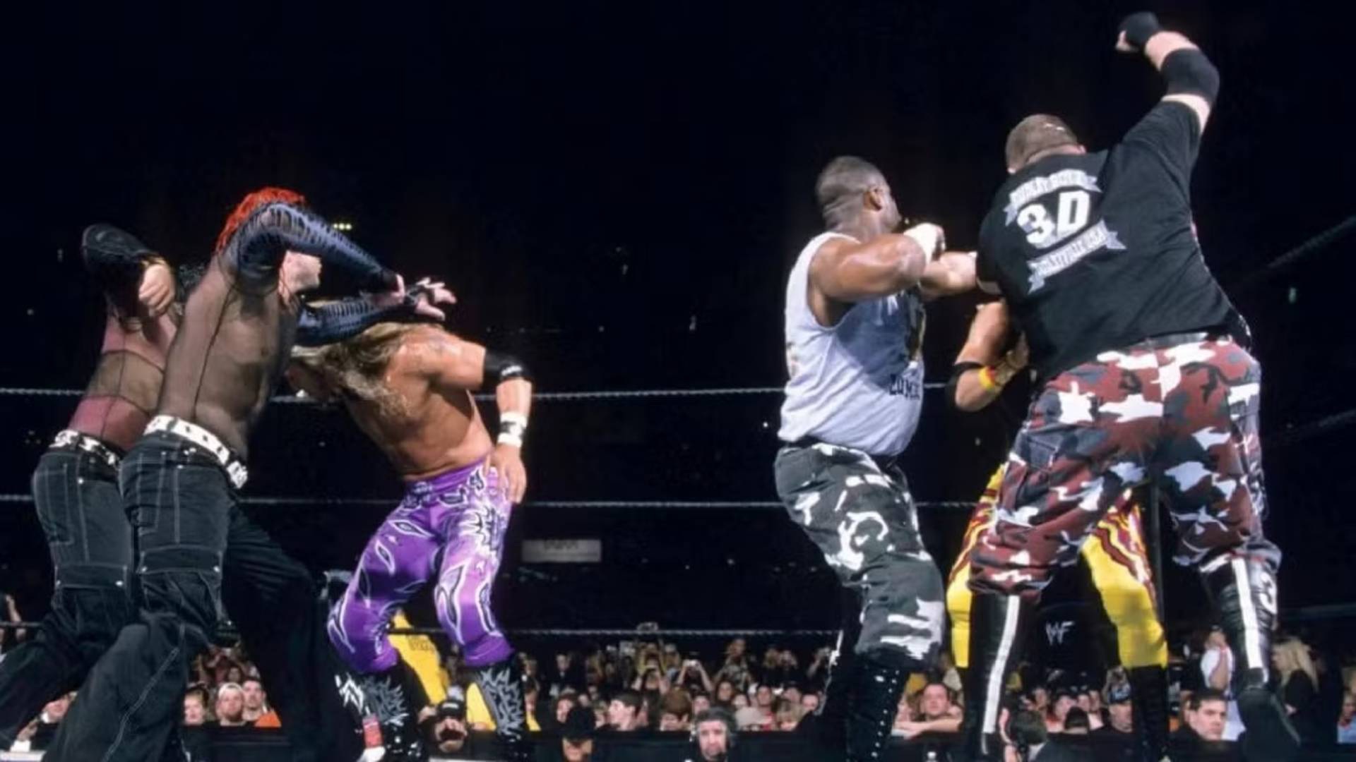 6.⁠ ⁠Edge & Christian vs. The Dudley Boyz vs. The Hardy Boyz (WrestleMania 17)