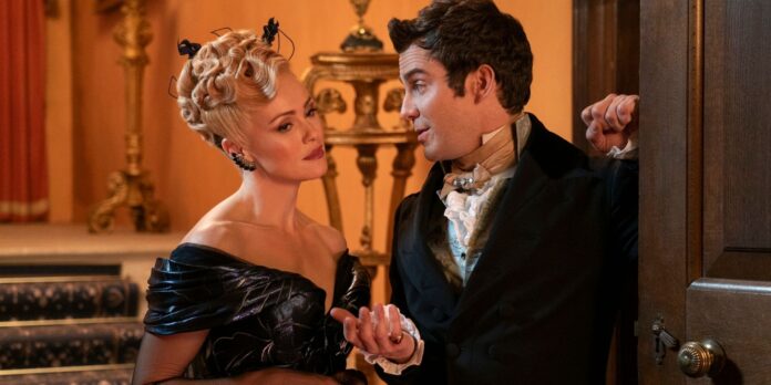 Benedict Bridgerton with Lady Tilly (Image: Netflix)
