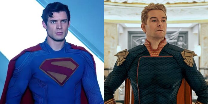 Homelander and Superman (Image: DC, Amazon)