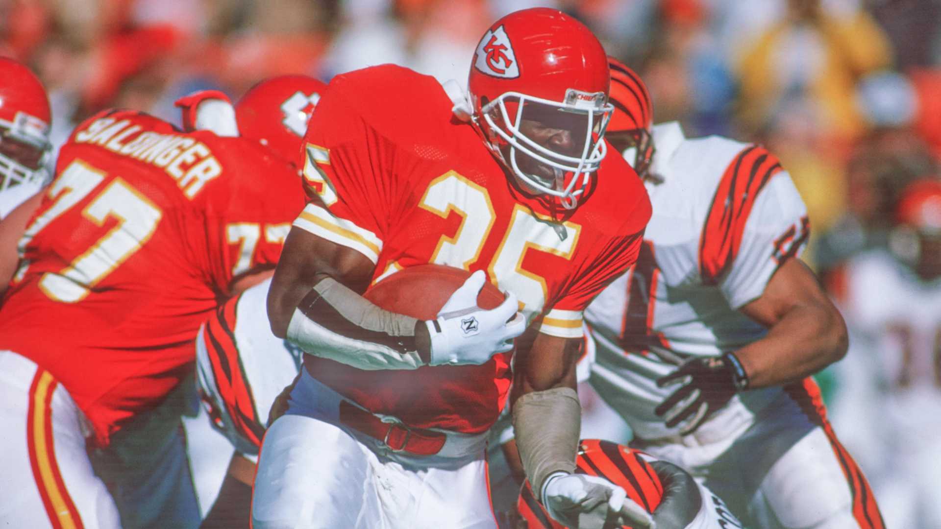 12. Kansas City Chiefs (1970s–present) - Red on white