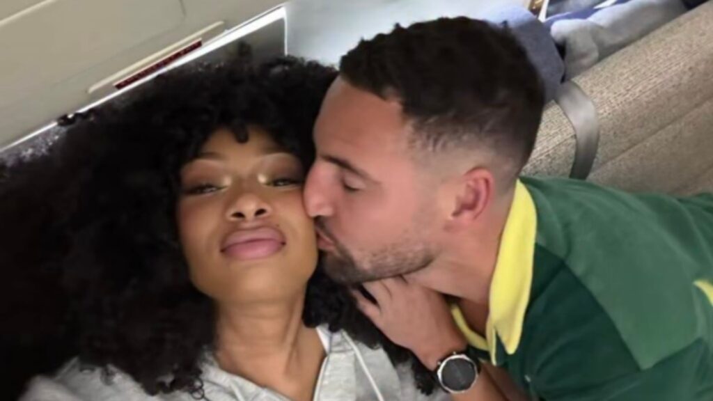 Megan Stallion and Klay Thompson