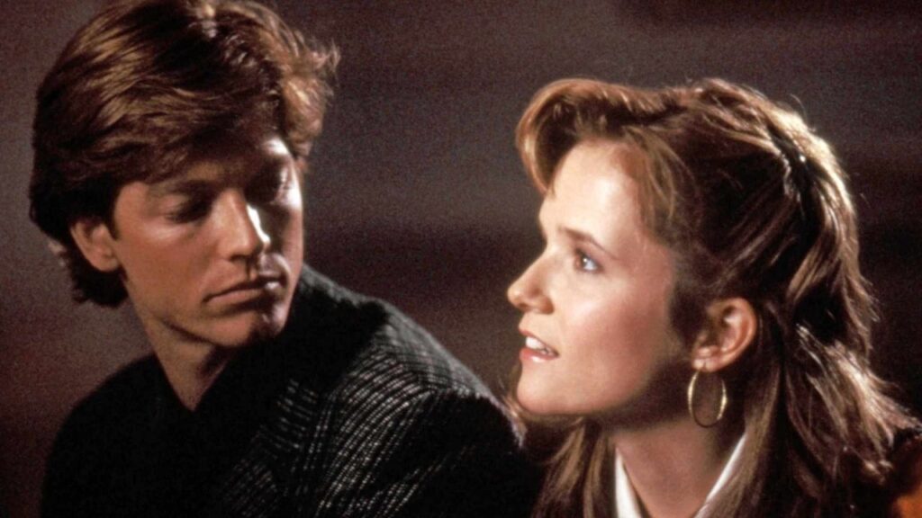 Lea Thompson and Michael J. Fox