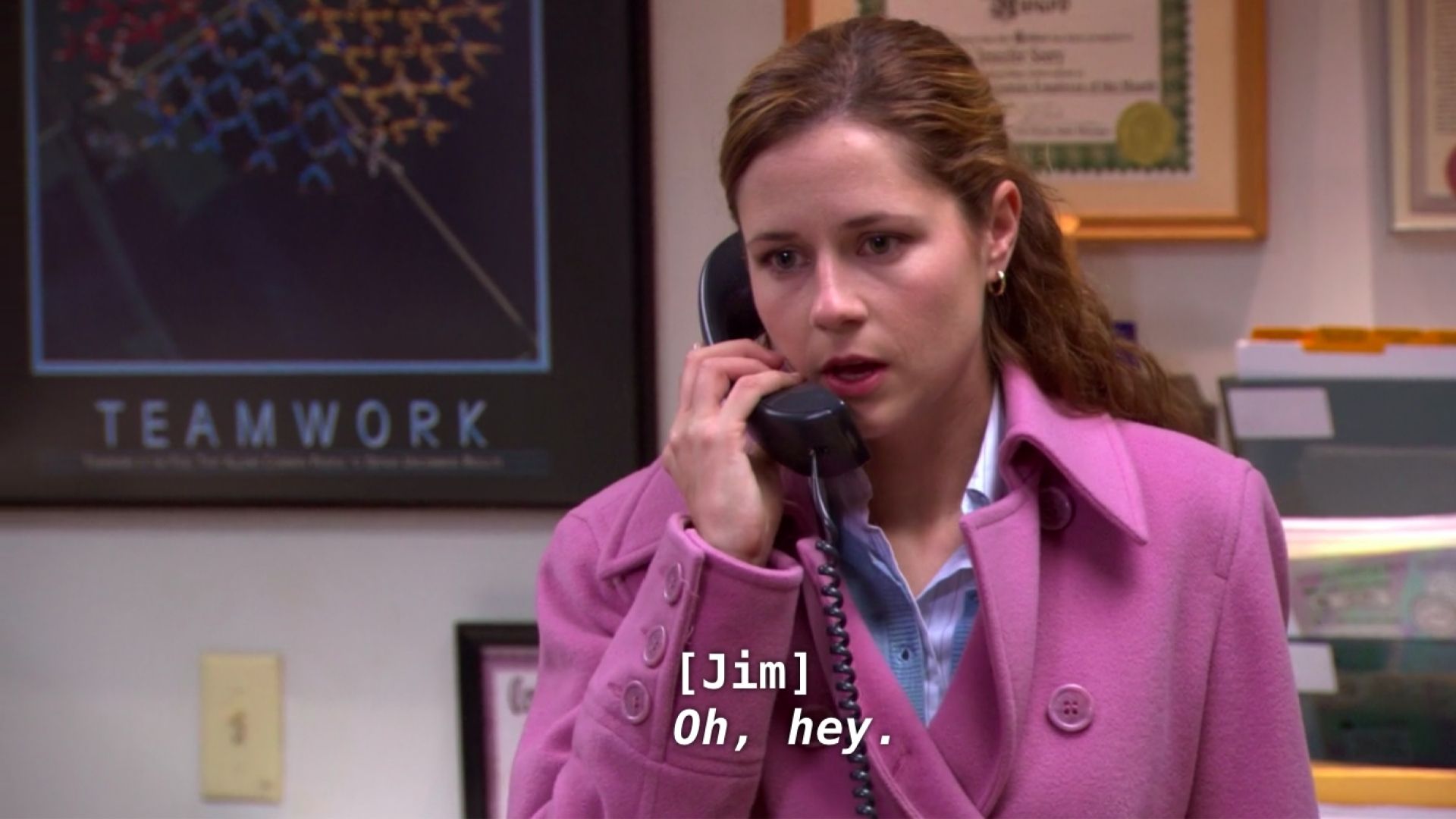 Jim and Pam’s Phone Call Was Filmed in Real Time