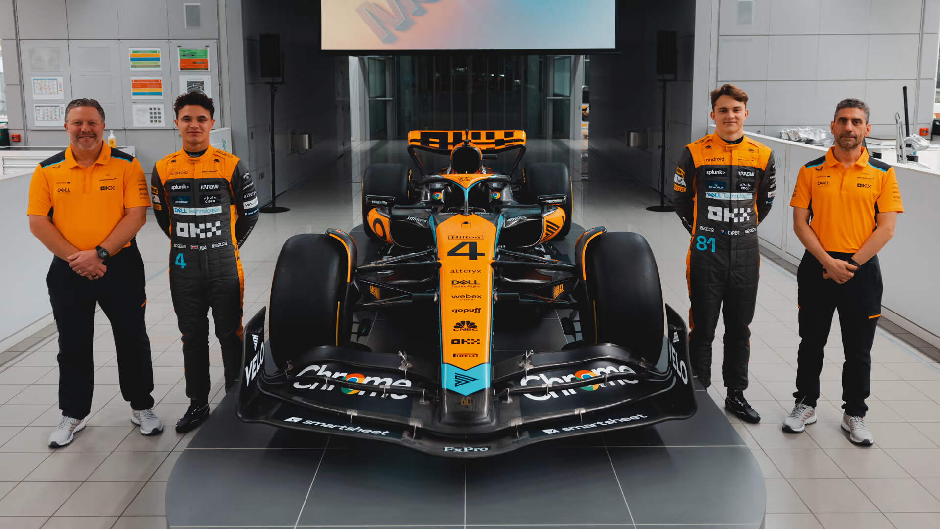 5. McLaren F1 Team – The Papaya Team