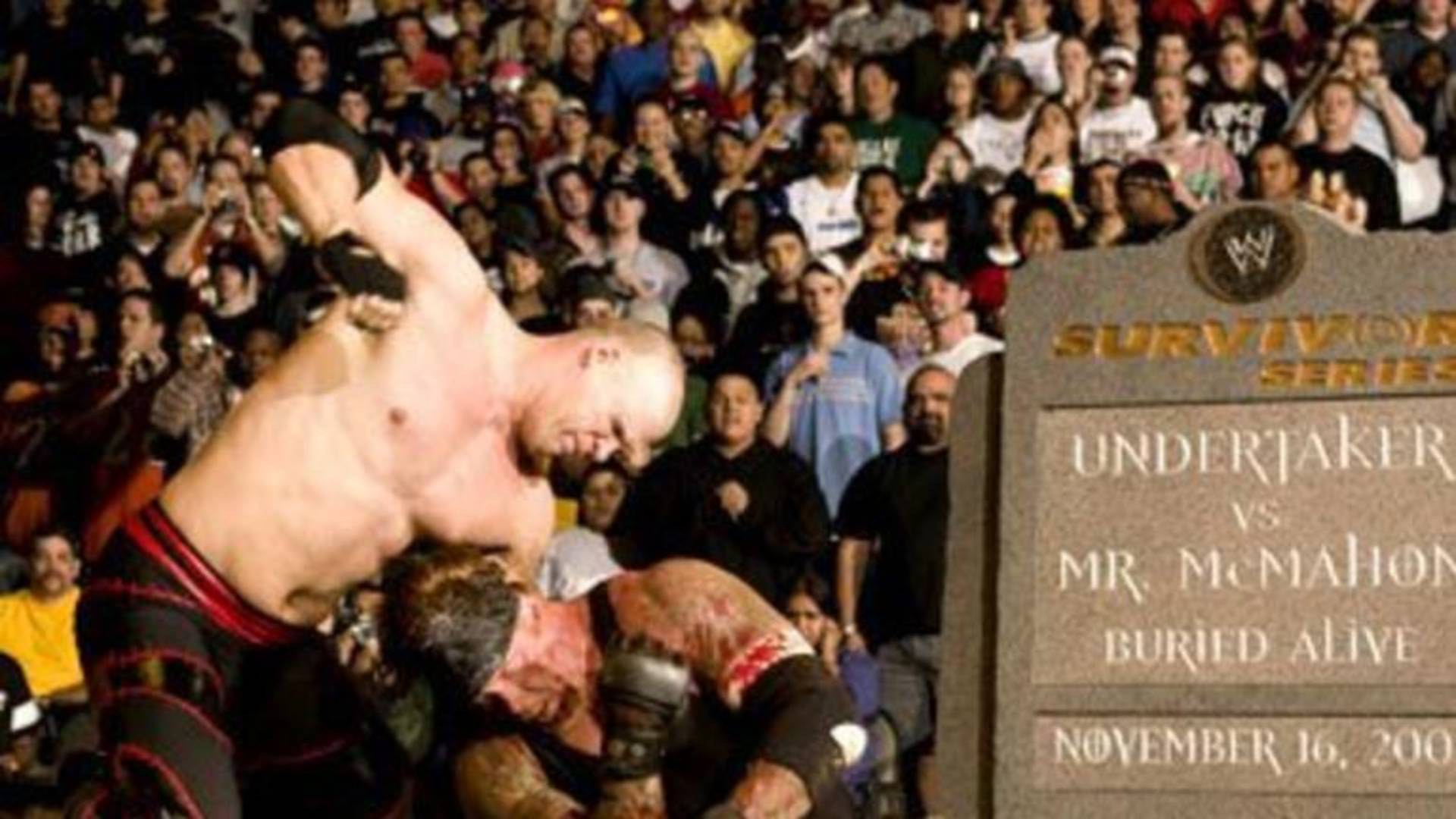 7. Buried Alive Match – The Undertaker vs. Mr. McMahon (Survivor Series 2003)