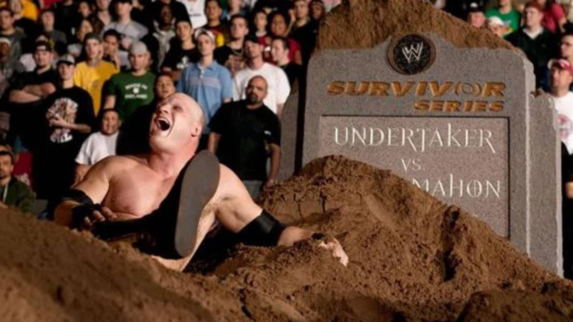 11- Kane buries The Undertaker alive (Survivor Series 2003)