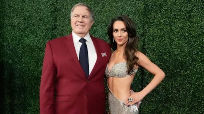 Bill Belichick and Jordan Hudson