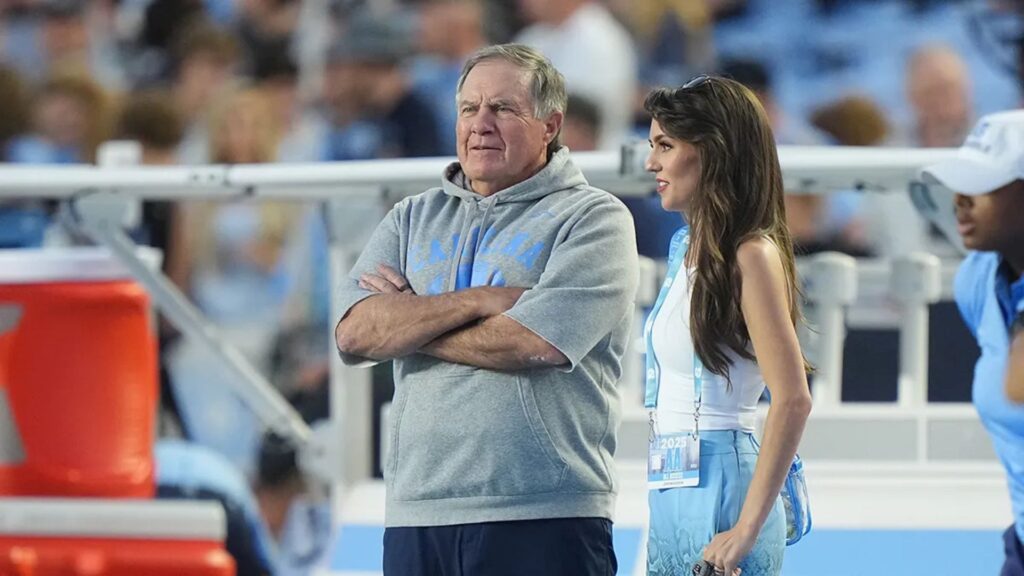 Bill Belichick and Jordan Hudson
