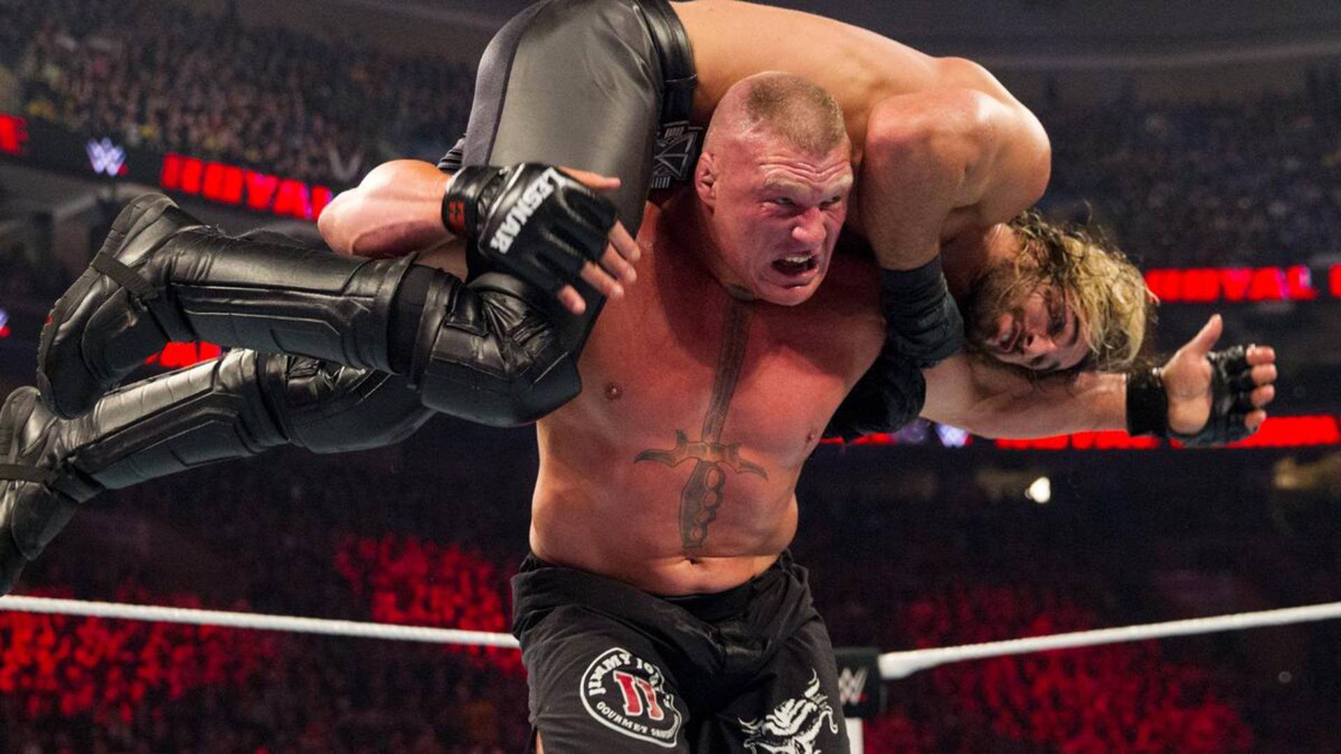 6- Brock Lesnar’s F-5