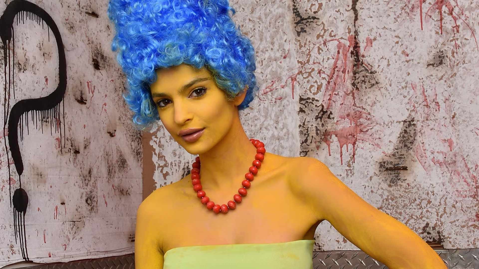 Emily Ratajkowski as Marge Simpson