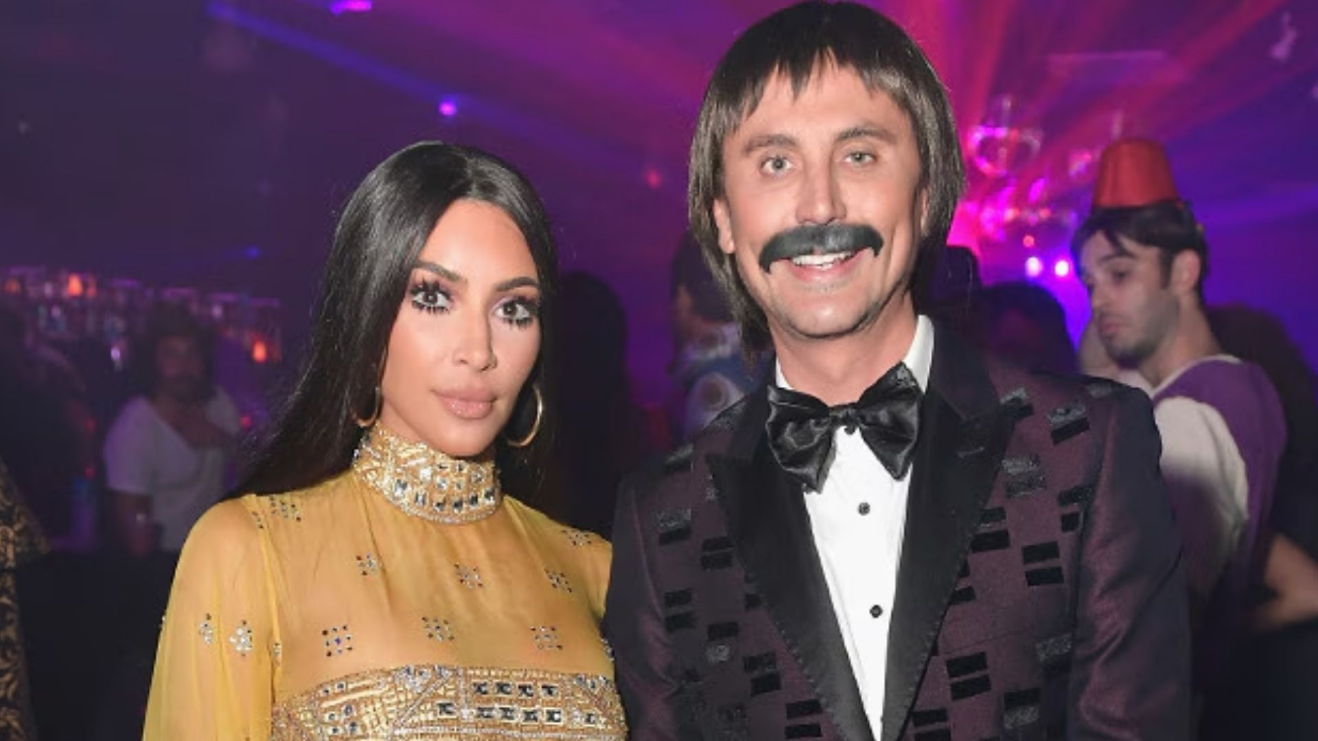 Kim Kardashian and Jonathan Cheban as Cher and Sonny