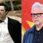 James Gunn and Keanu Reeves