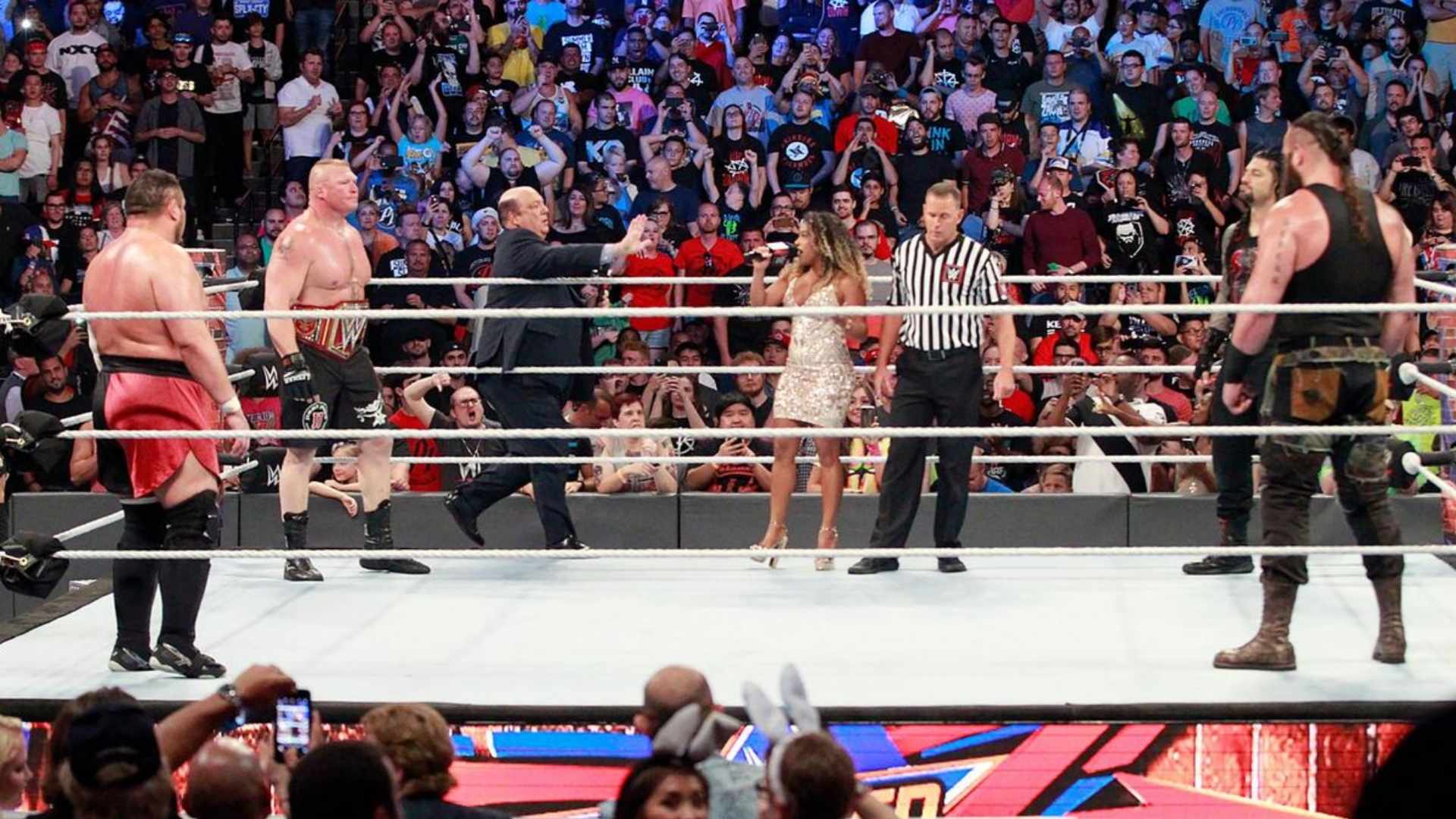 9- Retains the Universal title at SummerSlam (2017)