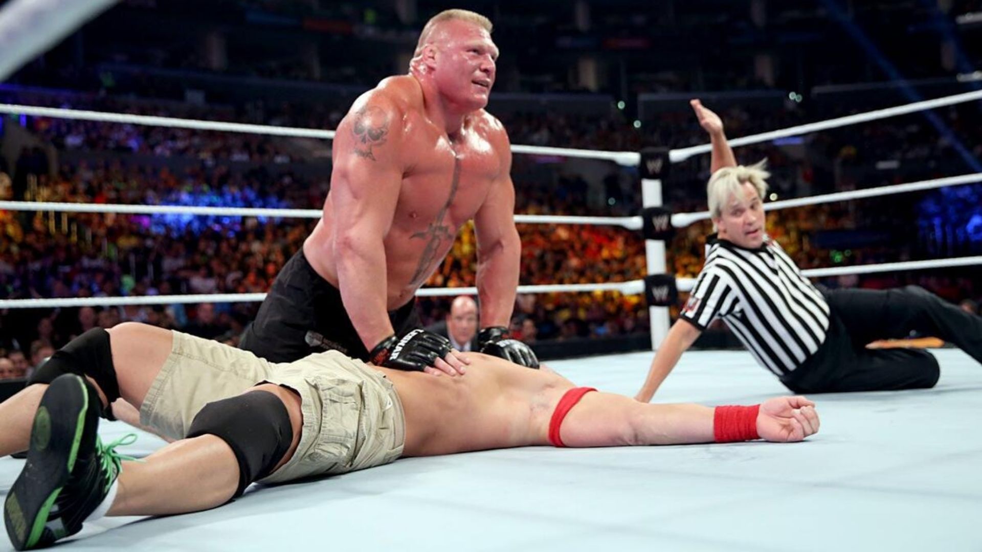 4- Decimating John Cena (SummerSlam 2014)