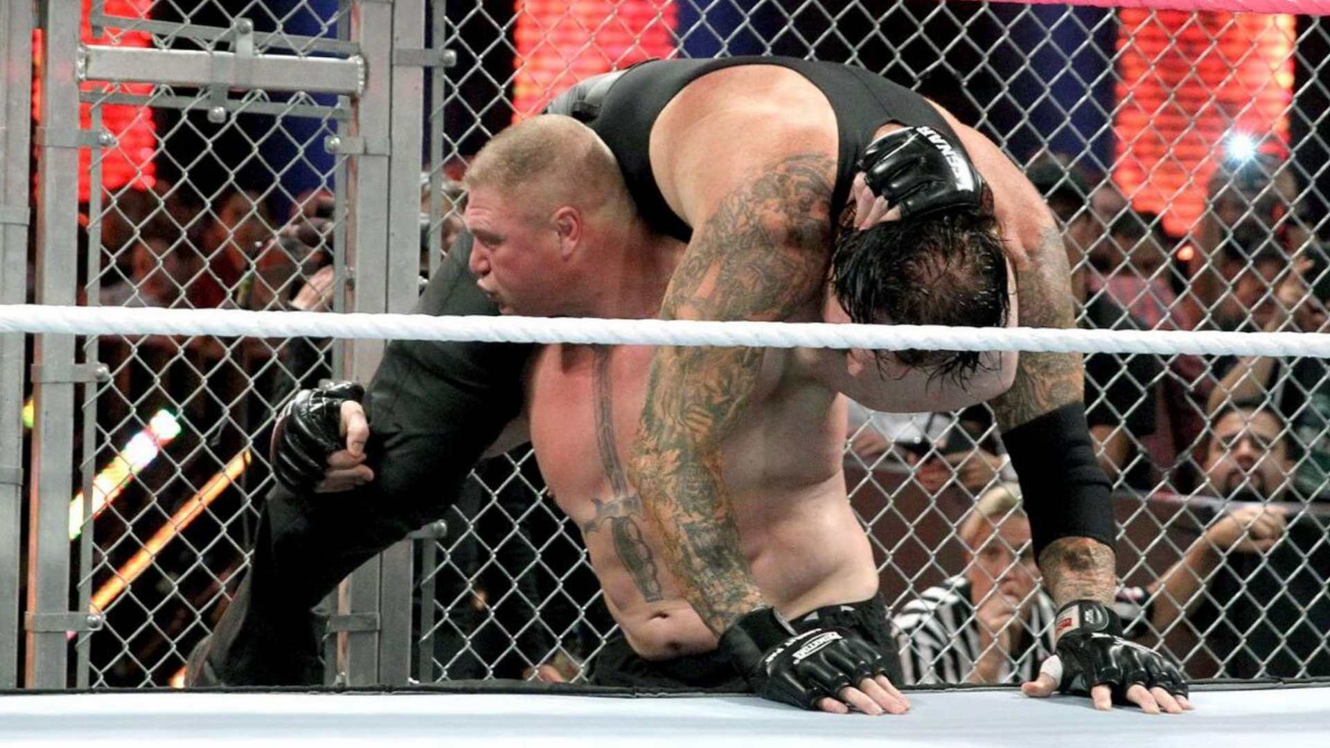 5- Defeating The Undertaker (Hell in a Cell 2015)