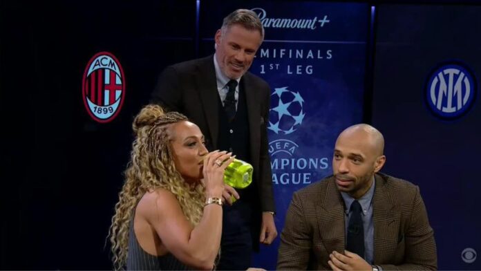 Kate Abdo and Thierry Henry Kate Abdo and Thierry Henry