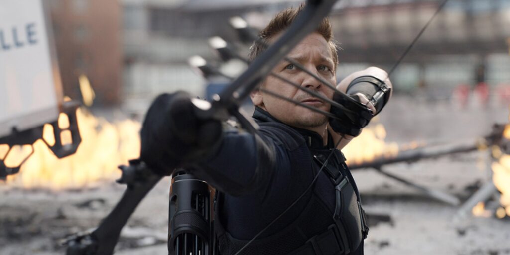 Jeremy Renner as Hawkeye (Image: Marvel)