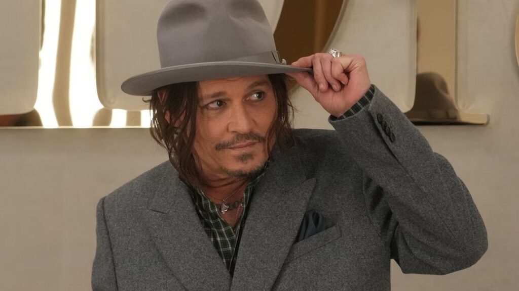 Johnny Depp as Scoorge in 'Ebenezer'