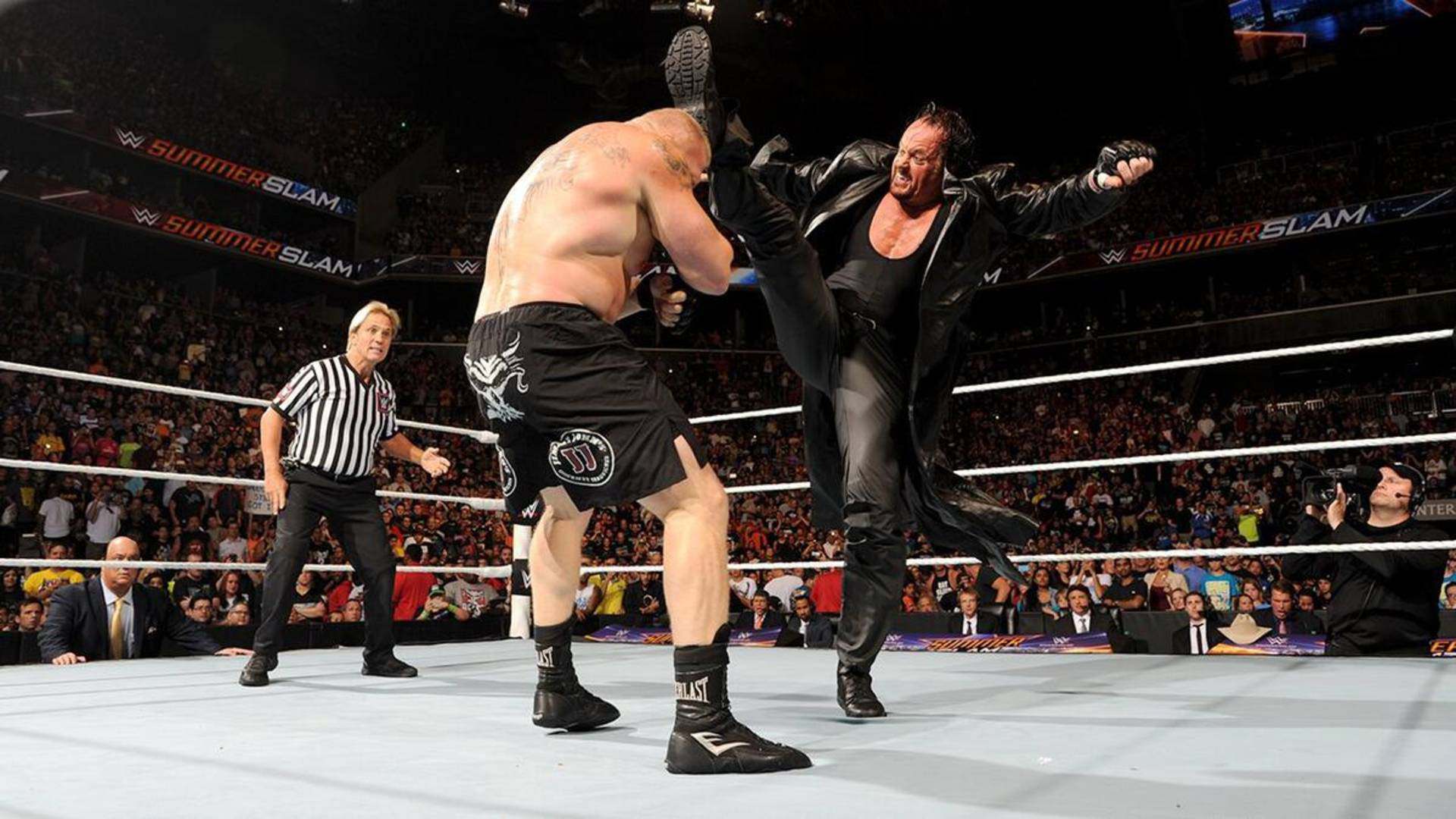 7- The Undertaker vs. Brock Lesnar- SummerSlam 2015