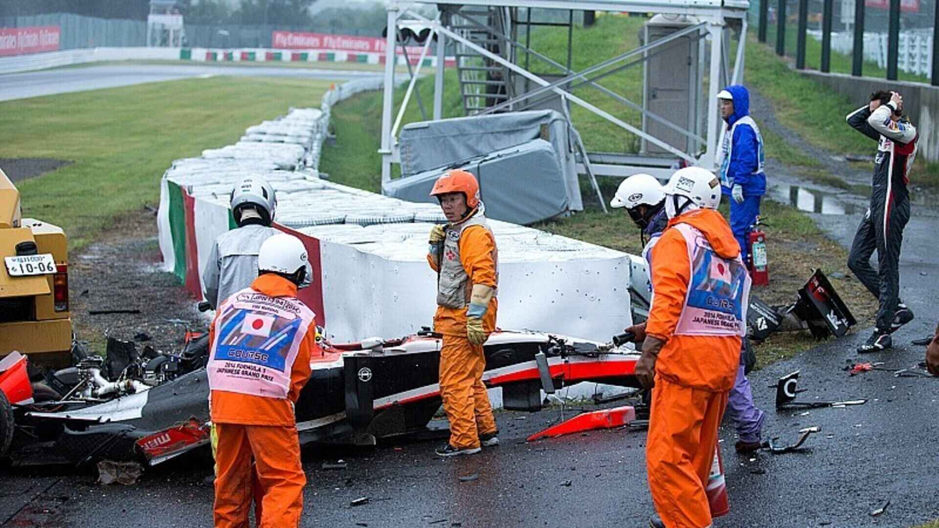 4. Jules Bianchi's Tragic Accident at Suzuka (2014)