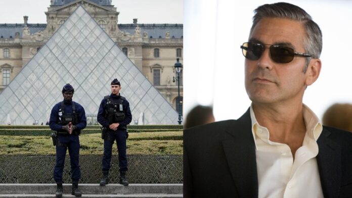 Louvre Heist, George Clooney Louvre Heist, George Clooney