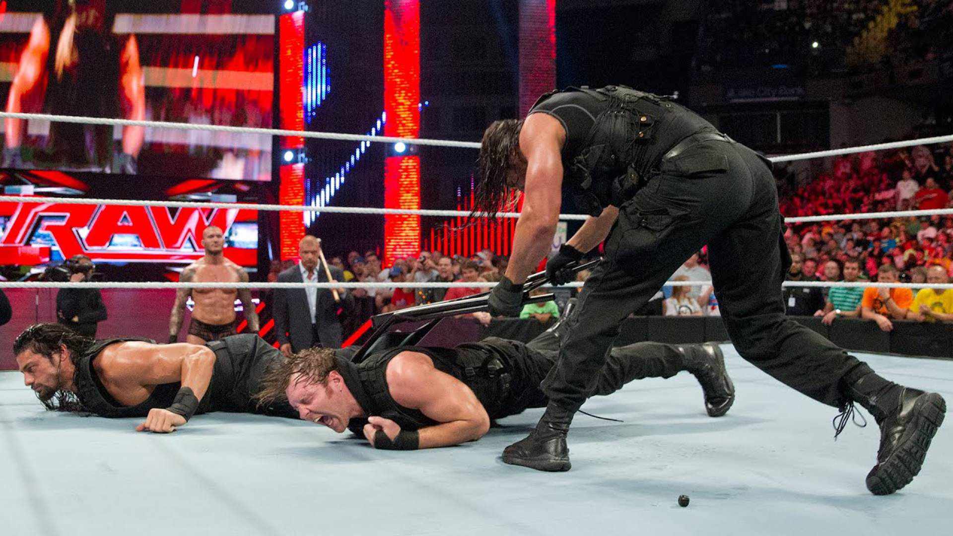 4- Seth Rollins betrays The Shield - WWE, 2014