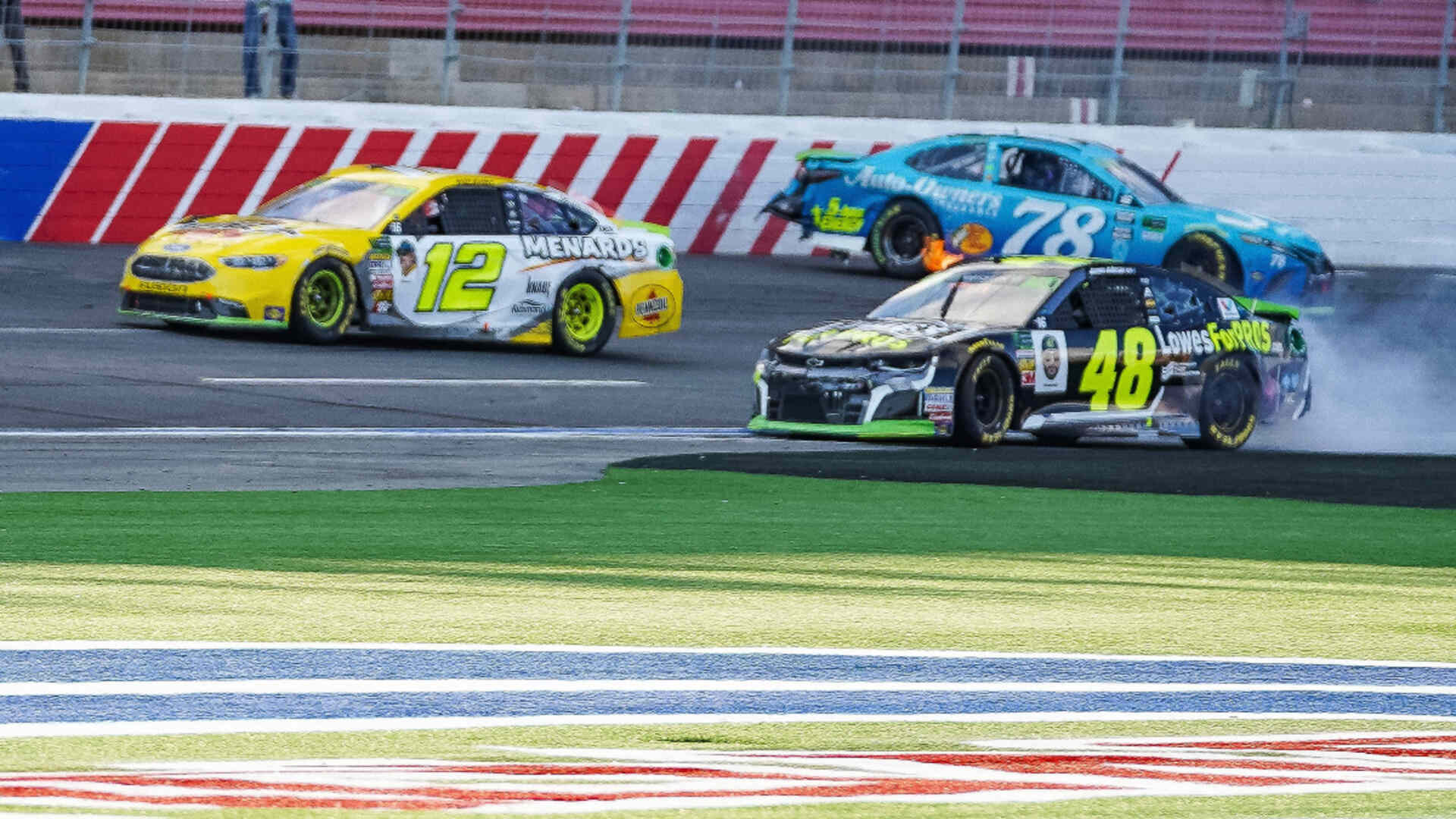 6. 2018 Charlotte Roval – Jimmie Johnson Spins Himself and Truex
