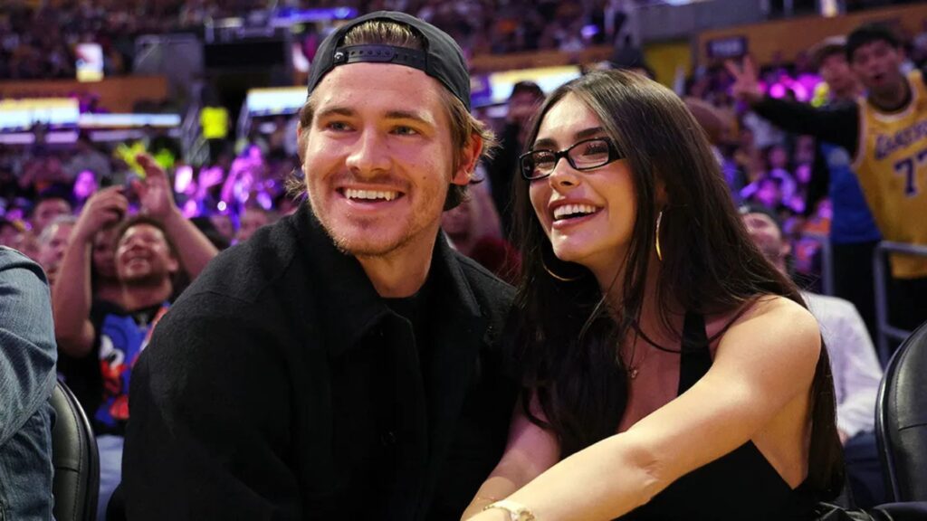 Madison Beer and Justin Herbert