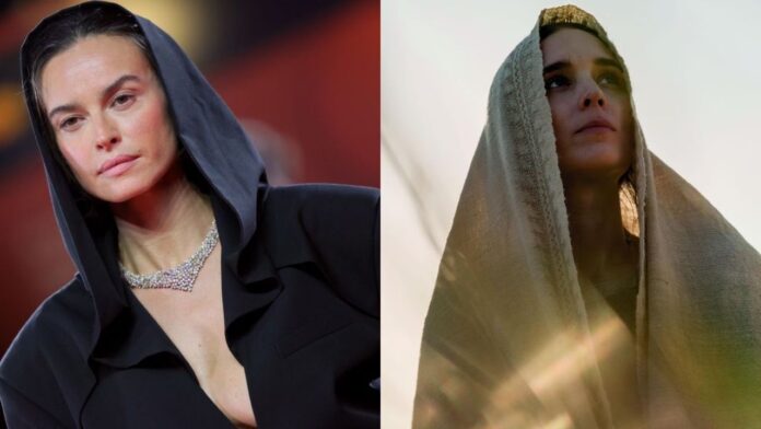 Kasia Smutniak and Mary from The Passion of Christ