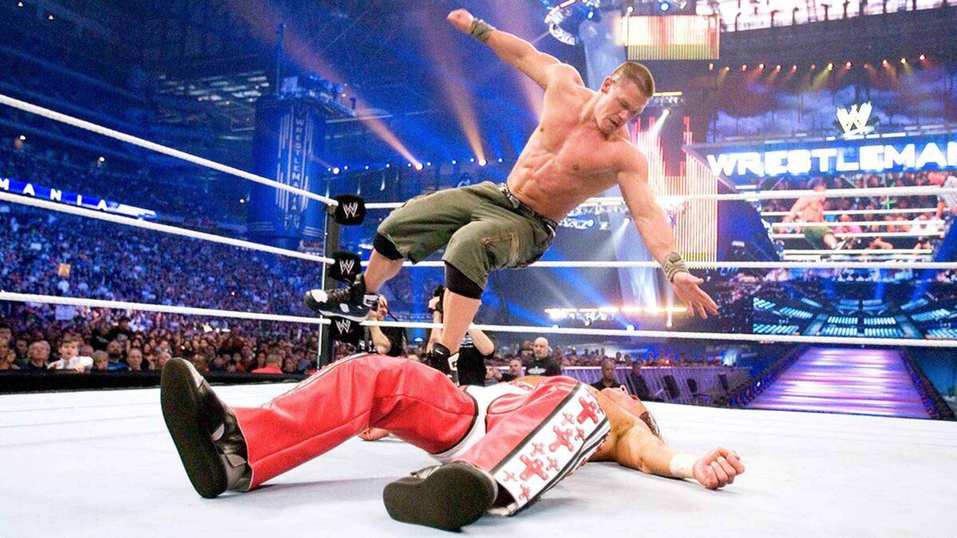 10- Generational Main Event: WrestleMania 23 vs. John Cena