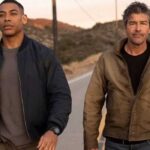 Aaron Pierre and Kyle Johnson in 'Lanterns' (Image: HBO)