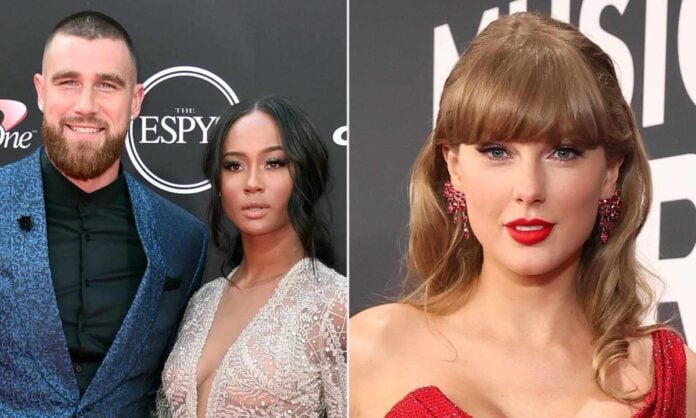 Taylor Swift, Kayla Nicole and Travis Kelce