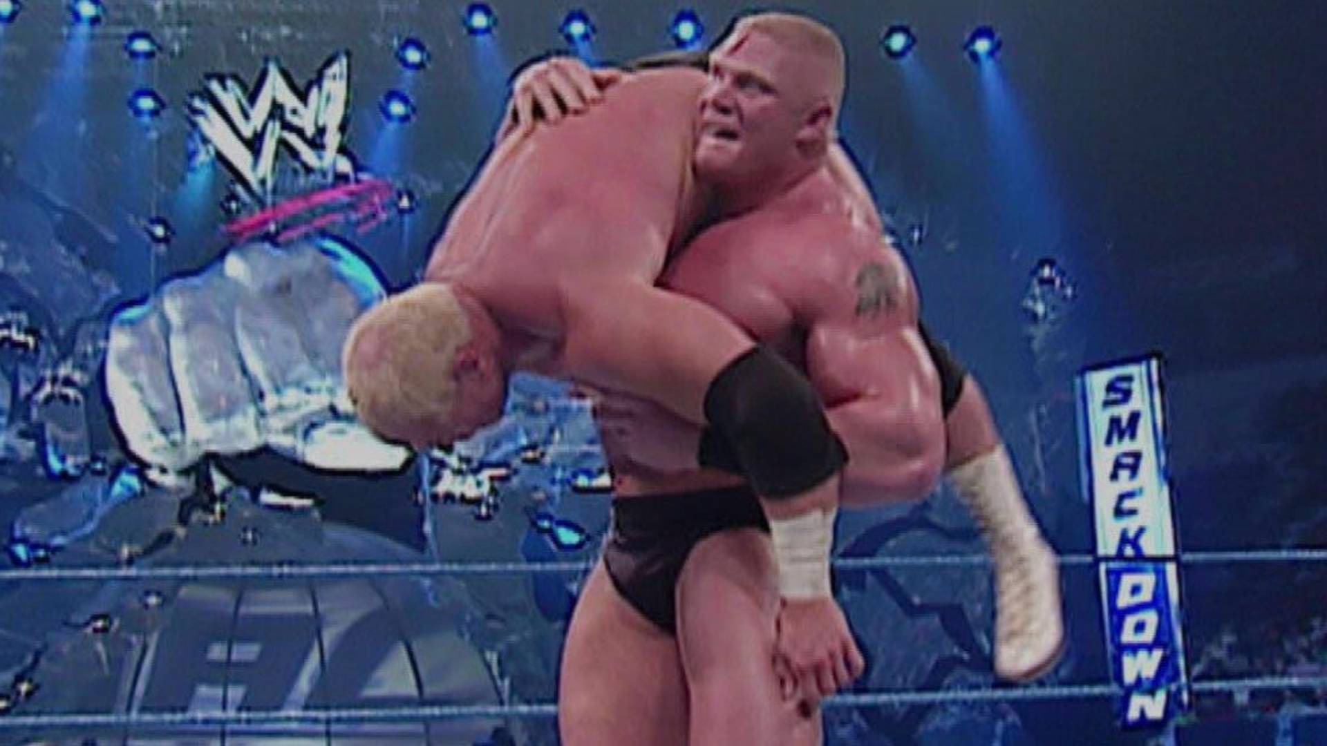 15. Hardcore Holly Receives A Botched Powerbomb