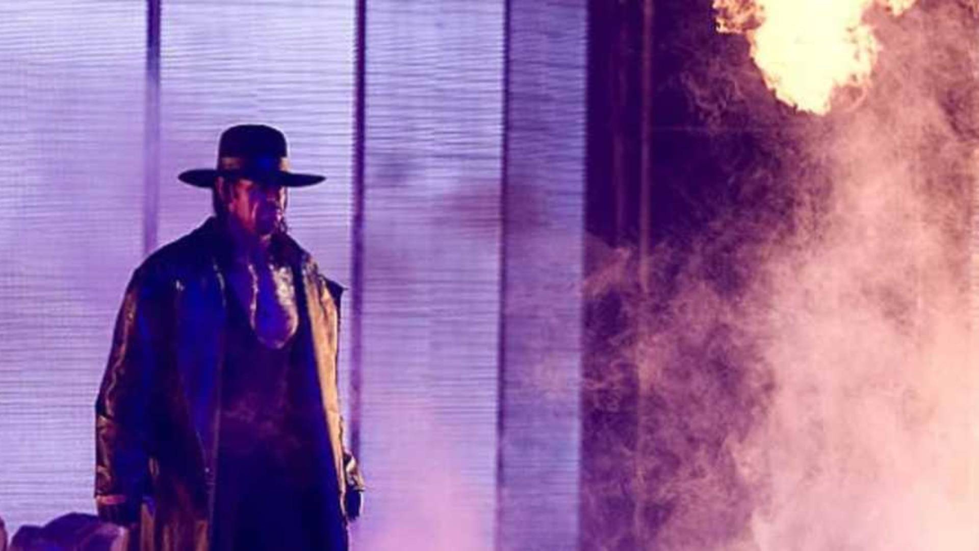 16. The Undertaker Gets Hit By Fire