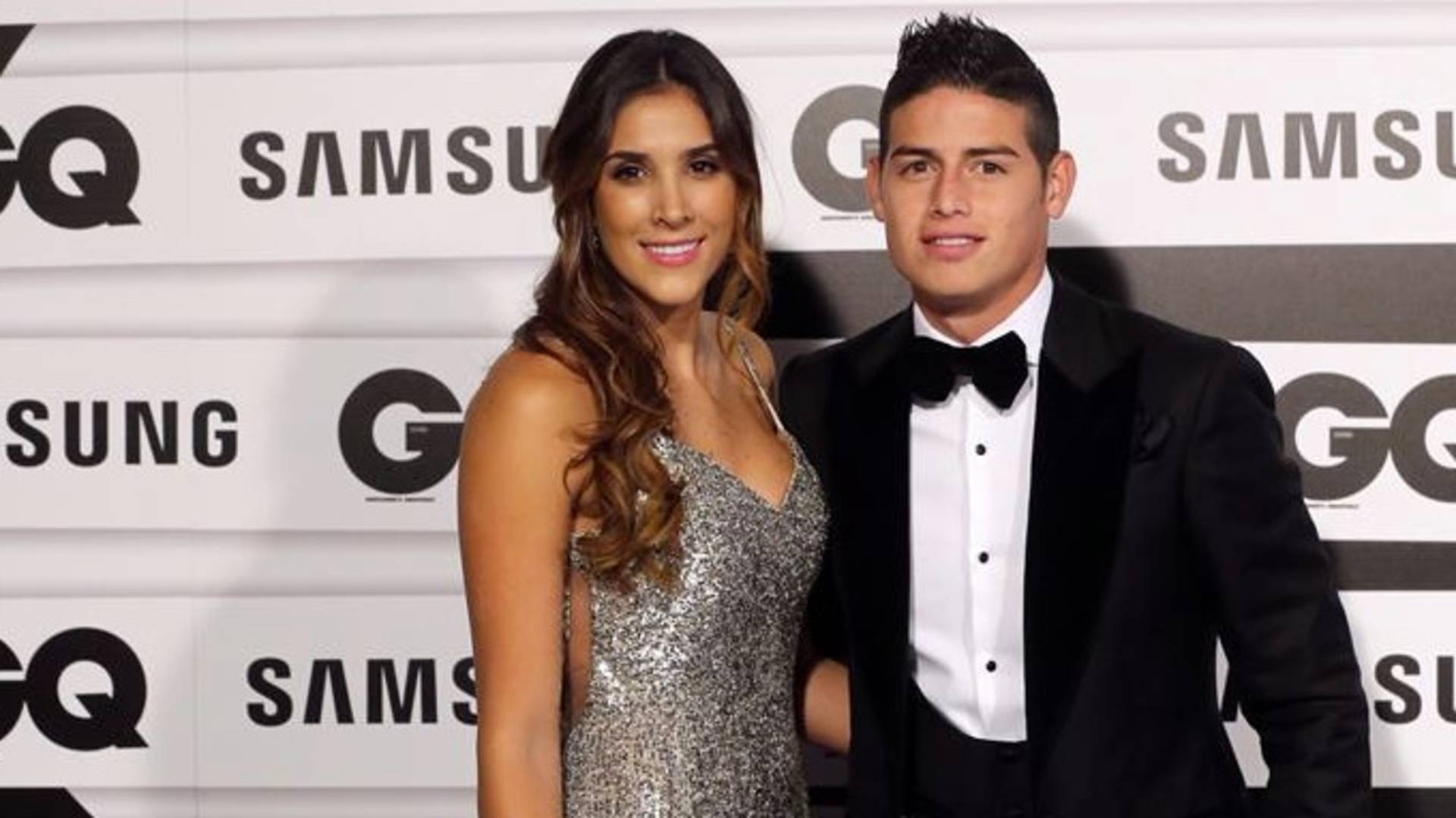 10. James Rodriguez and Daniela Ospina