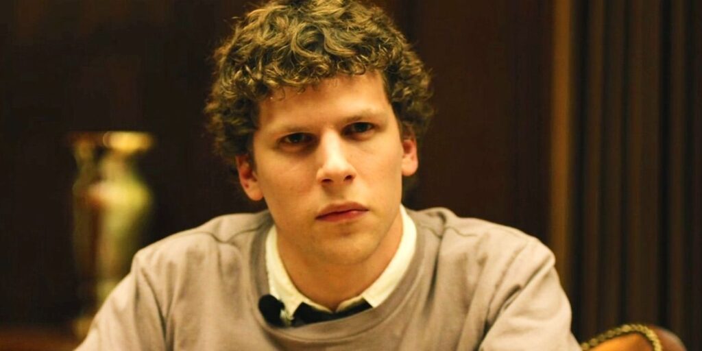 Jesse Eisenberg in 'The Social Network' (Image: Sony)