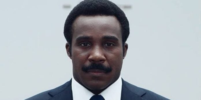 Tramell in 'Severence' (Image: Apple TV+)