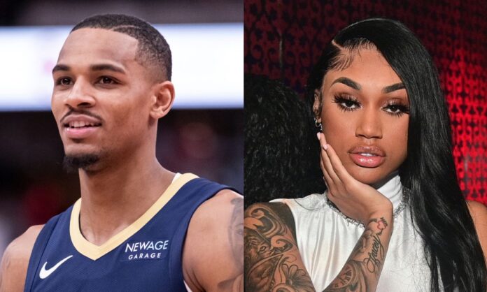 Dejounte Murray and Jania Meshell