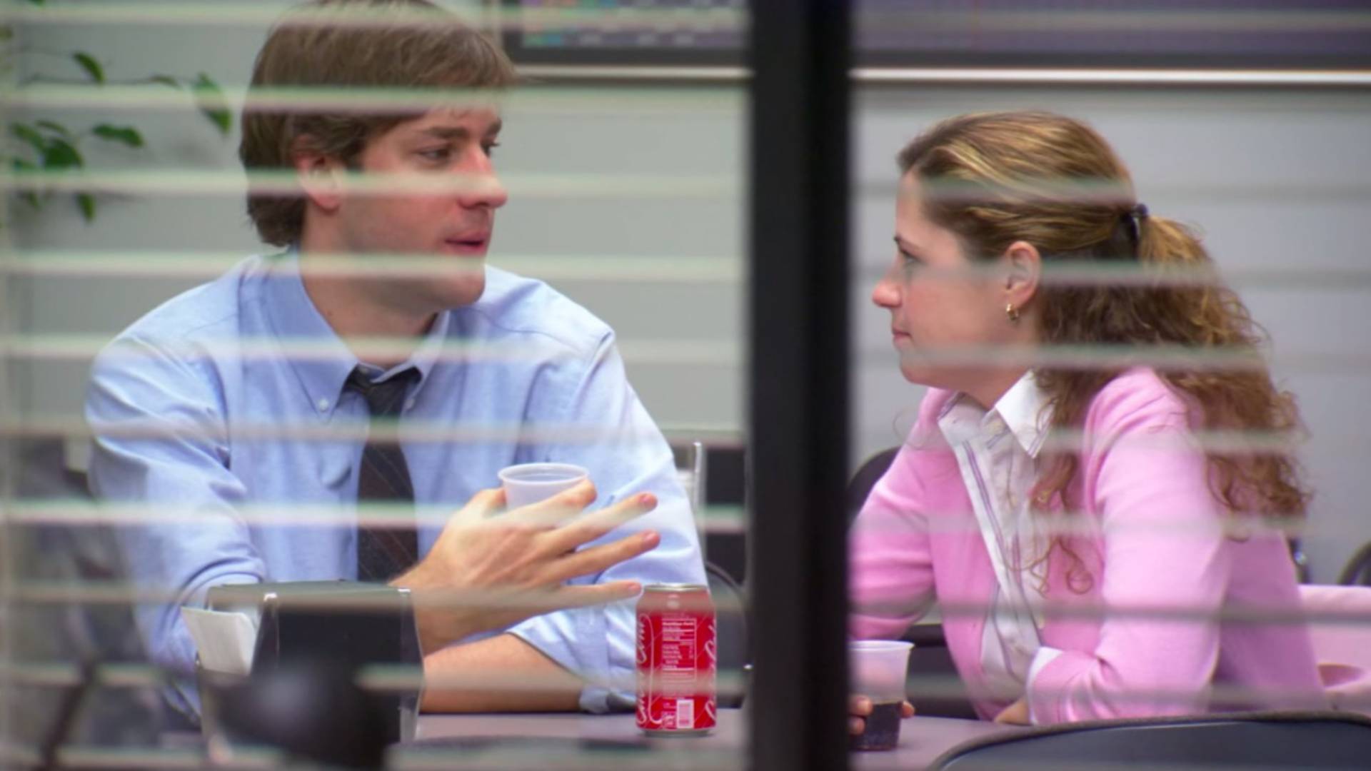 9. Buying Pam a Coke After Jinxing Her (Season 2, "Drug Testing")