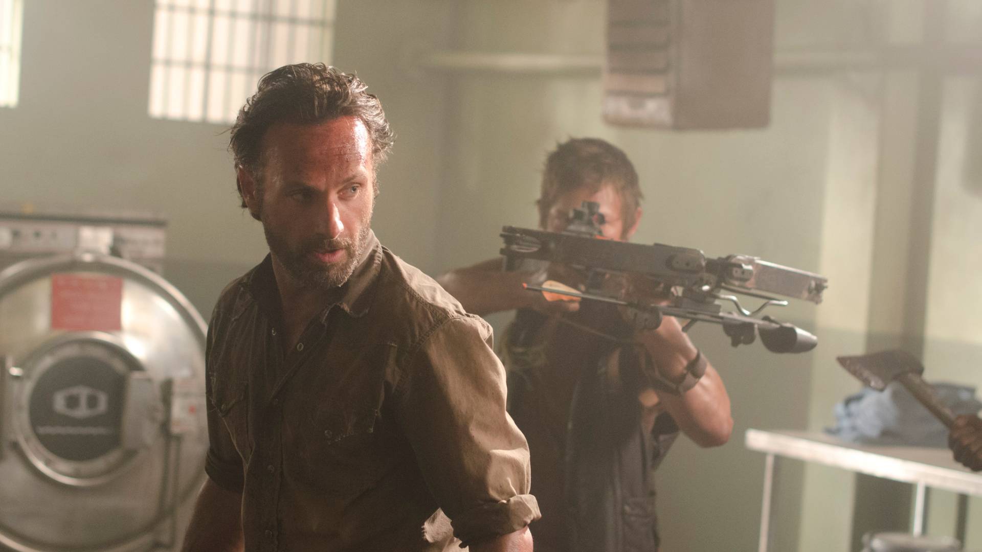 2. Clearing The Prison (Season 3, "Sick")