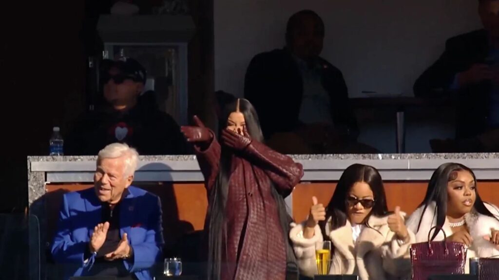 Cardi B at NFL Game