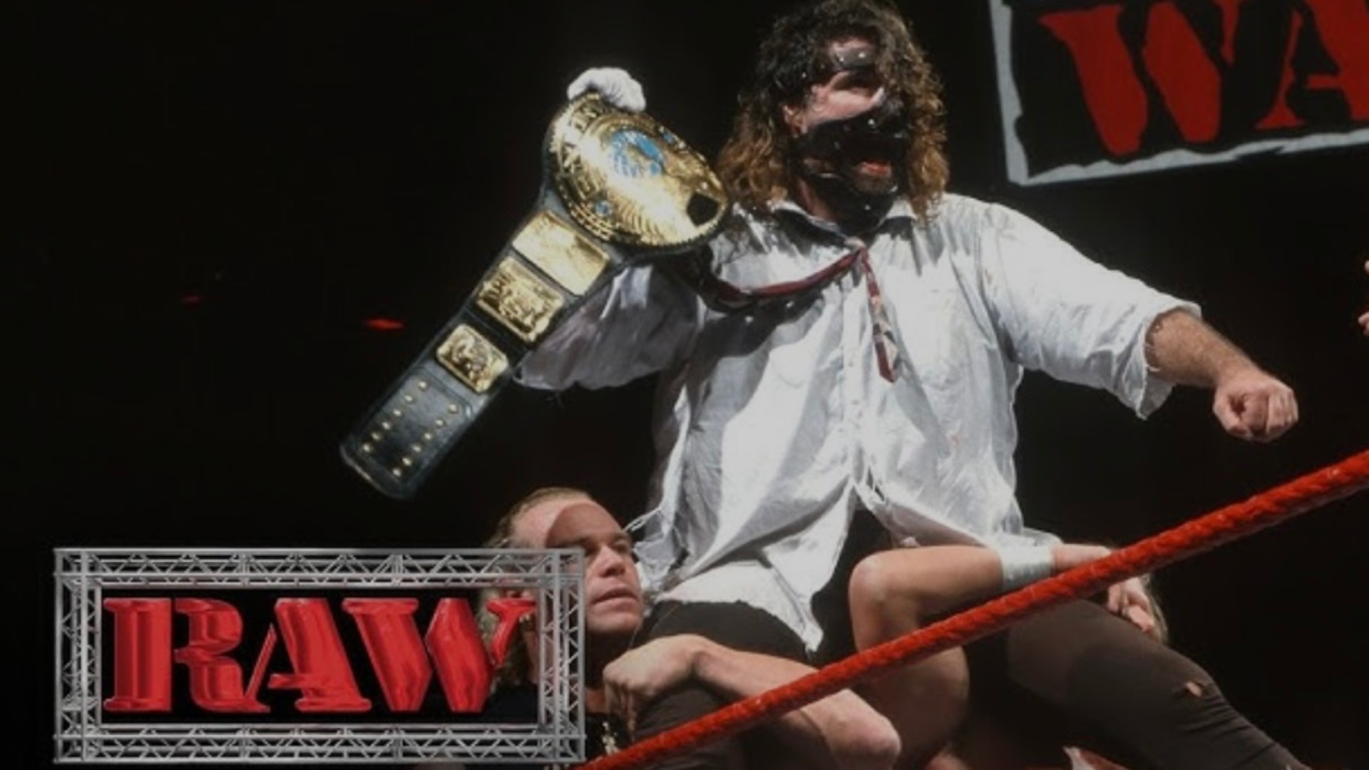 4.⁠ ⁠Mankind Wins the WWE Championship (January 4, 1999)