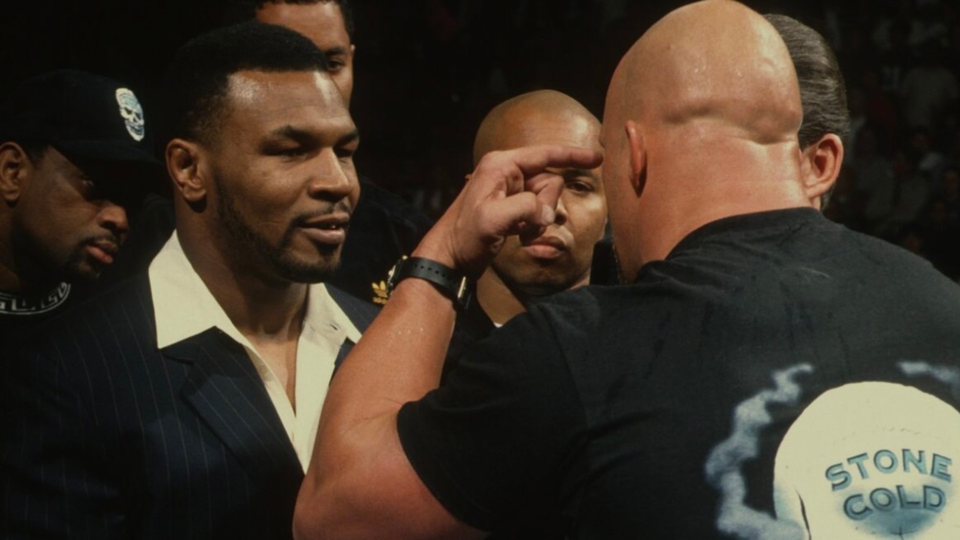 8.⁠ ⁠Mike Tyson and Stone Cold Steve Austin Brawl (January 19, 1998)