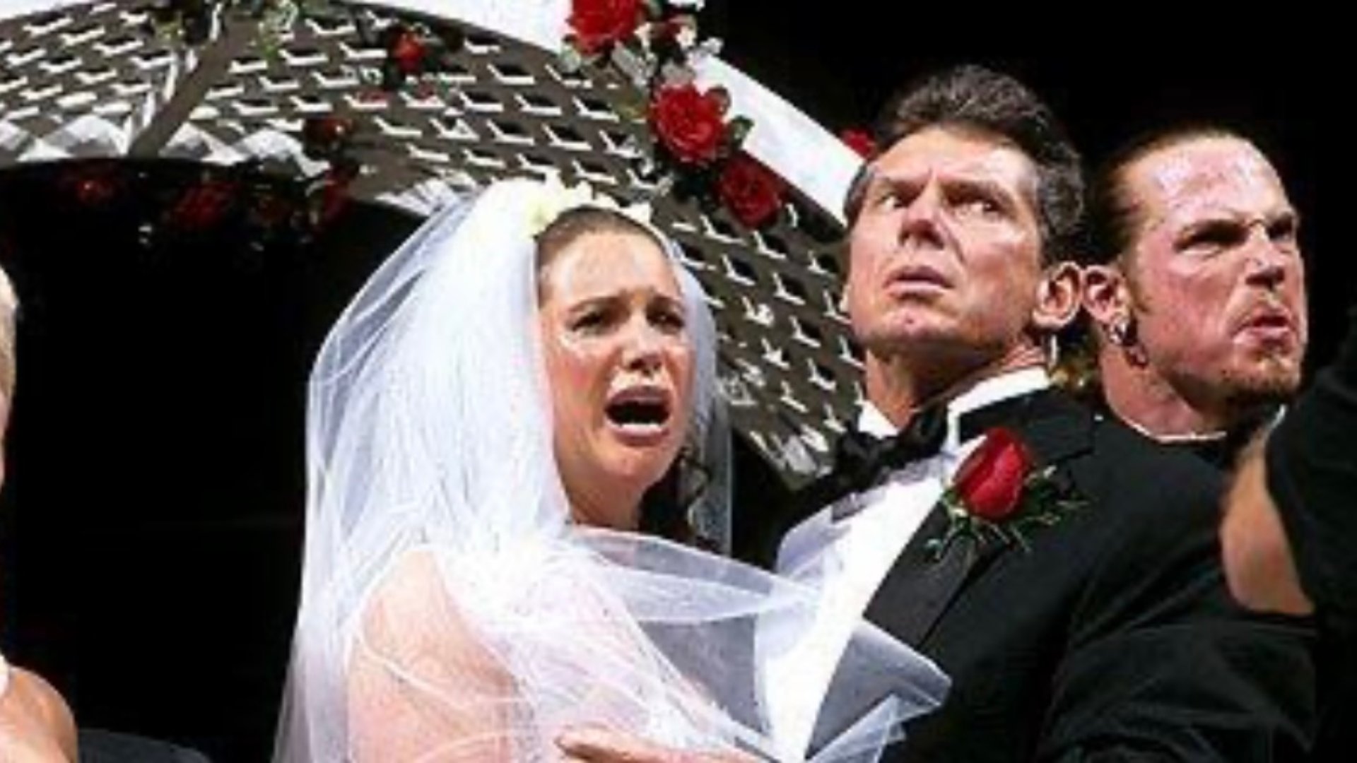 16.⁠ ⁠Test’s Wedding to Stephanie McMahon Interrupted by Triple H (November 29, 1999)