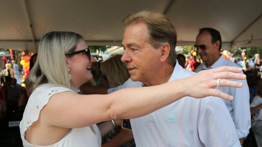 Nick Saban and Kristen Saban
