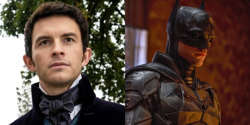 Jonathan Bailey and The Batman (Image: Netflix, Warner Bros