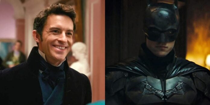 Jonathan Bailey and The Batman (Image: Netflix, Warner Bros