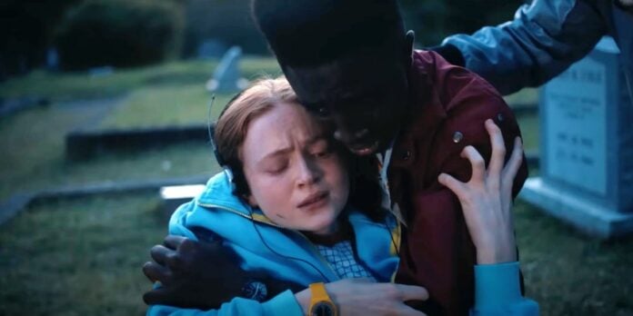 Lucas and Max in 'Stranger Things' (Image: Netflix)