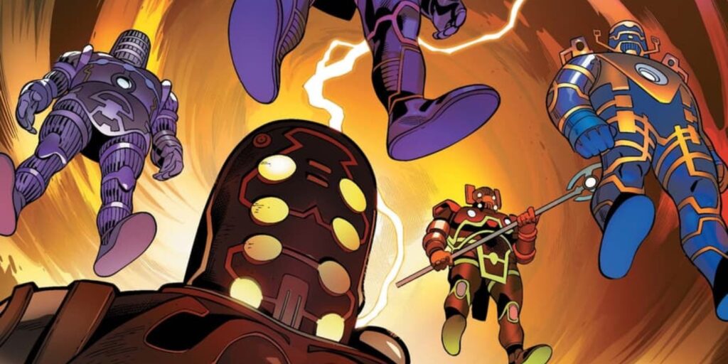 The Celestials (Image: Marvel)